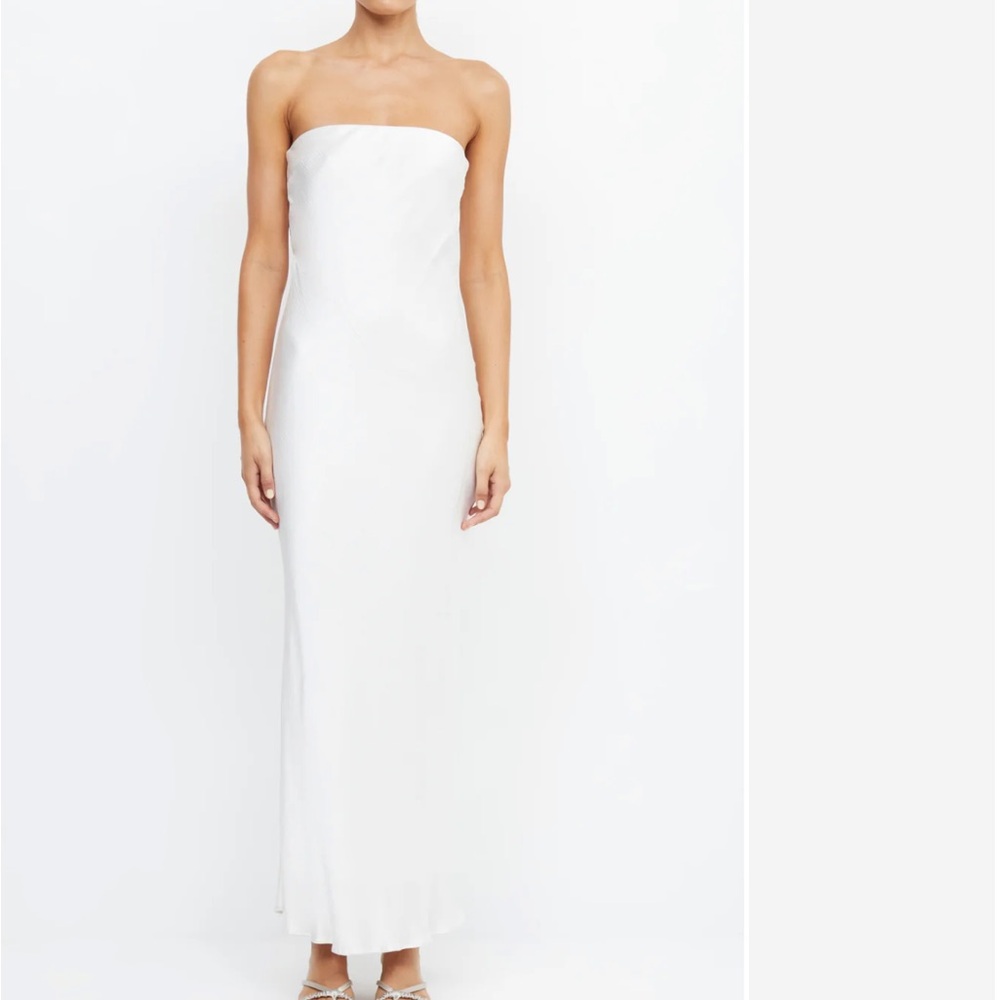 MOON DANCE STRAPLESS DRESS - IVORY